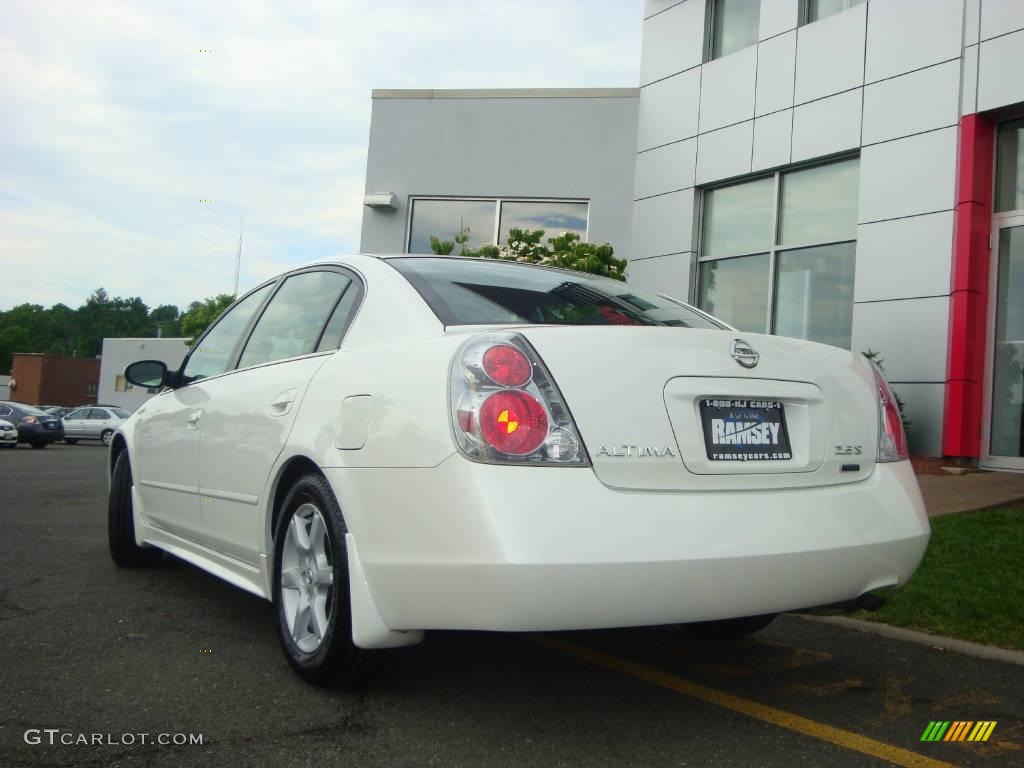 2006 Altima 2.5 S Special Edition - Satin White Pearl / Charcoal photo #7