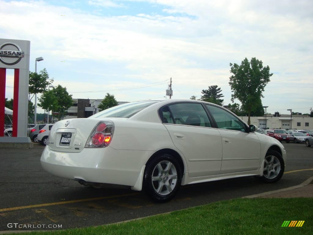 2006 Altima 2.5 S Special Edition - Satin White Pearl / Charcoal photo #10