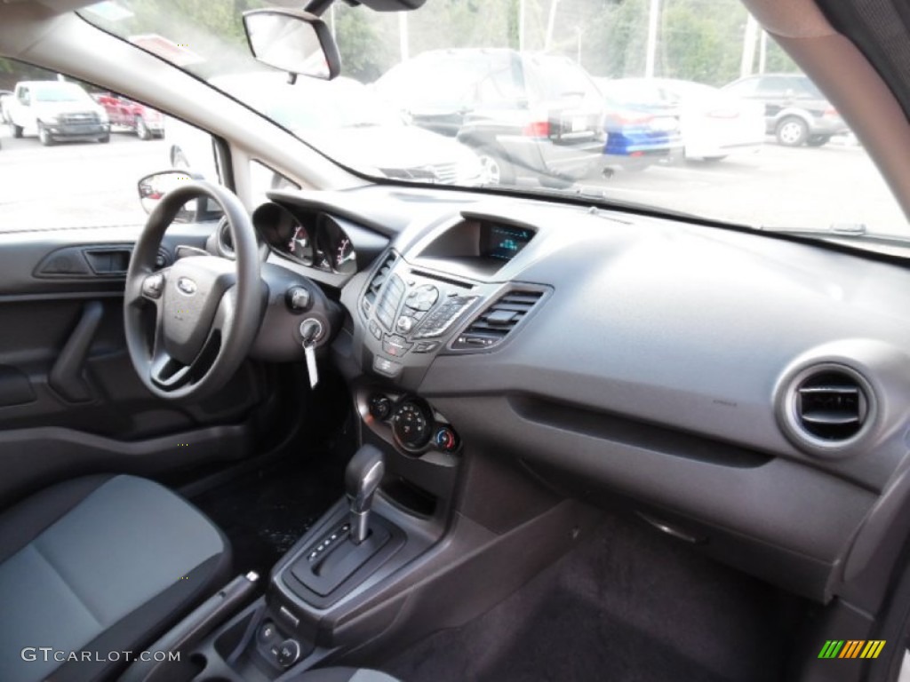 2015 Fiesta S Hatchback - Ingot Silver Metallic / Charcoal Black photo #2