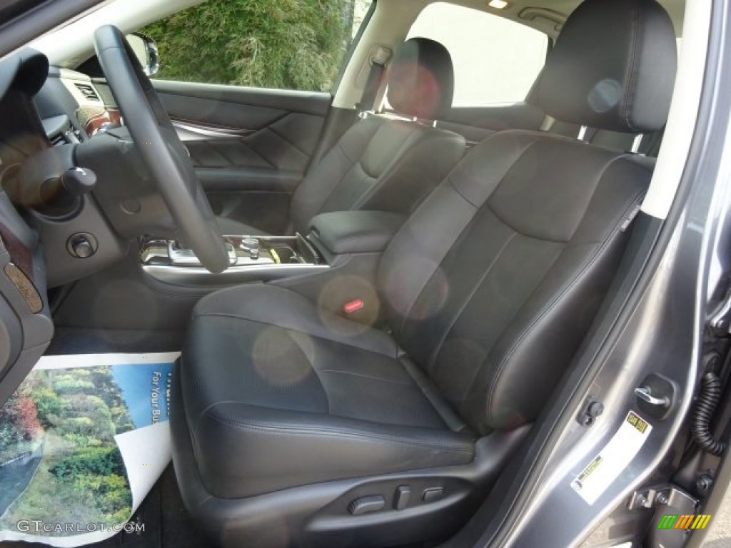 Graphite Interior 2015 Infiniti Q70 3.7 AWD Photo #106151920