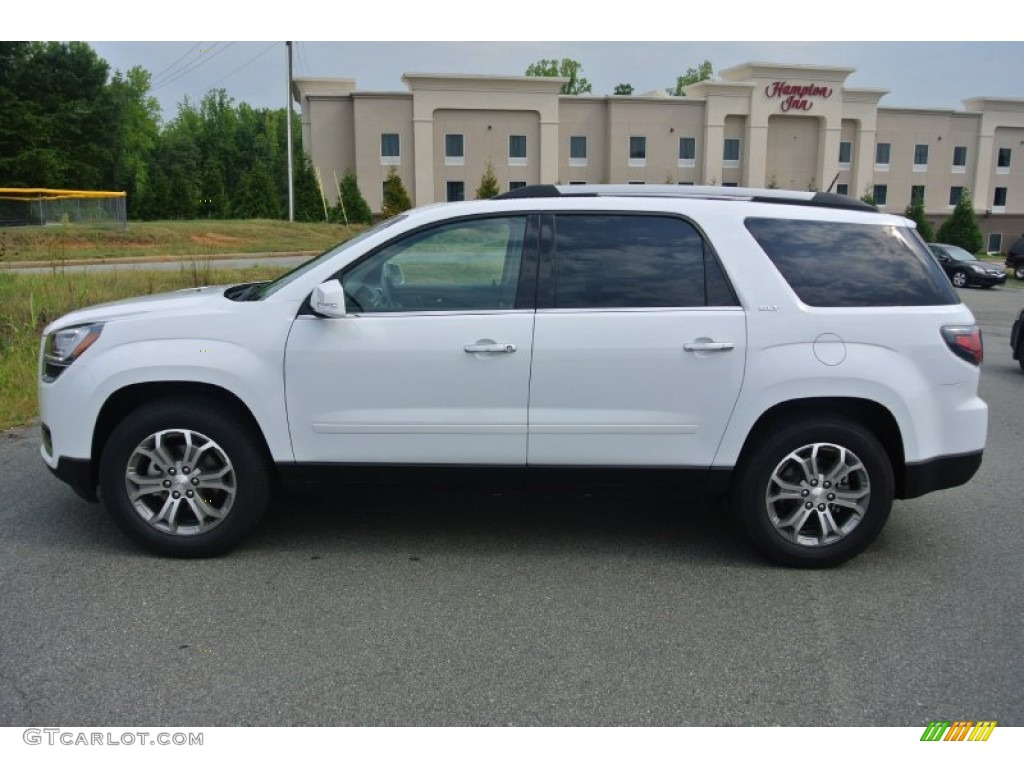 2016 Acadia SLT - Summit White / Light Titanium photo #3