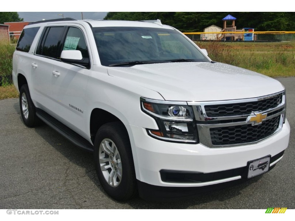 2015 Suburban LT 4WD - Summit White / Jet Black photo #1