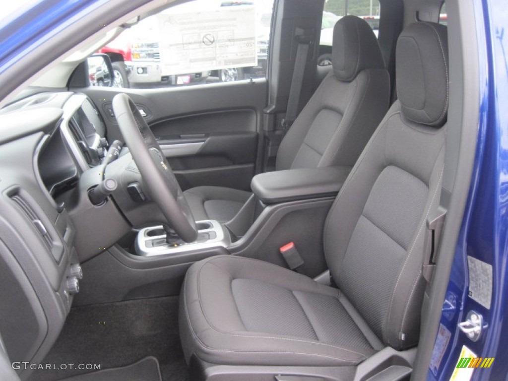 Jet Black Interior 2016 Chevrolet Colorado LT Extended Cab 4x4 Photo #106155315