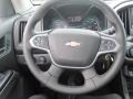 Jet Black 2016 Chevrolet Colorado LT Extended Cab 4x4 Steering Wheel