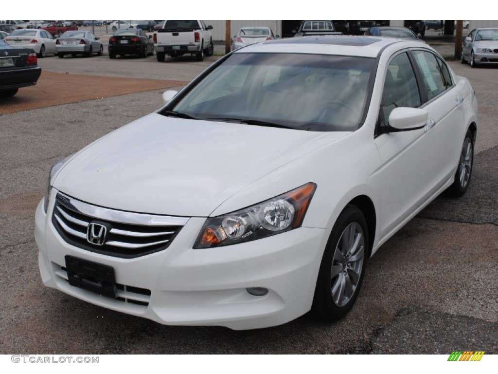 White Orchid Pearl Honda Accord