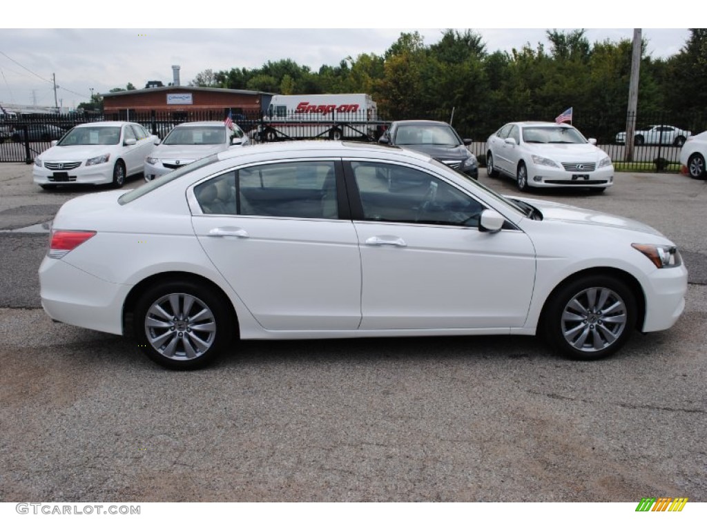 2012 Accord EX-L V6 Sedan - White Orchid Pearl / Ivory photo #6
