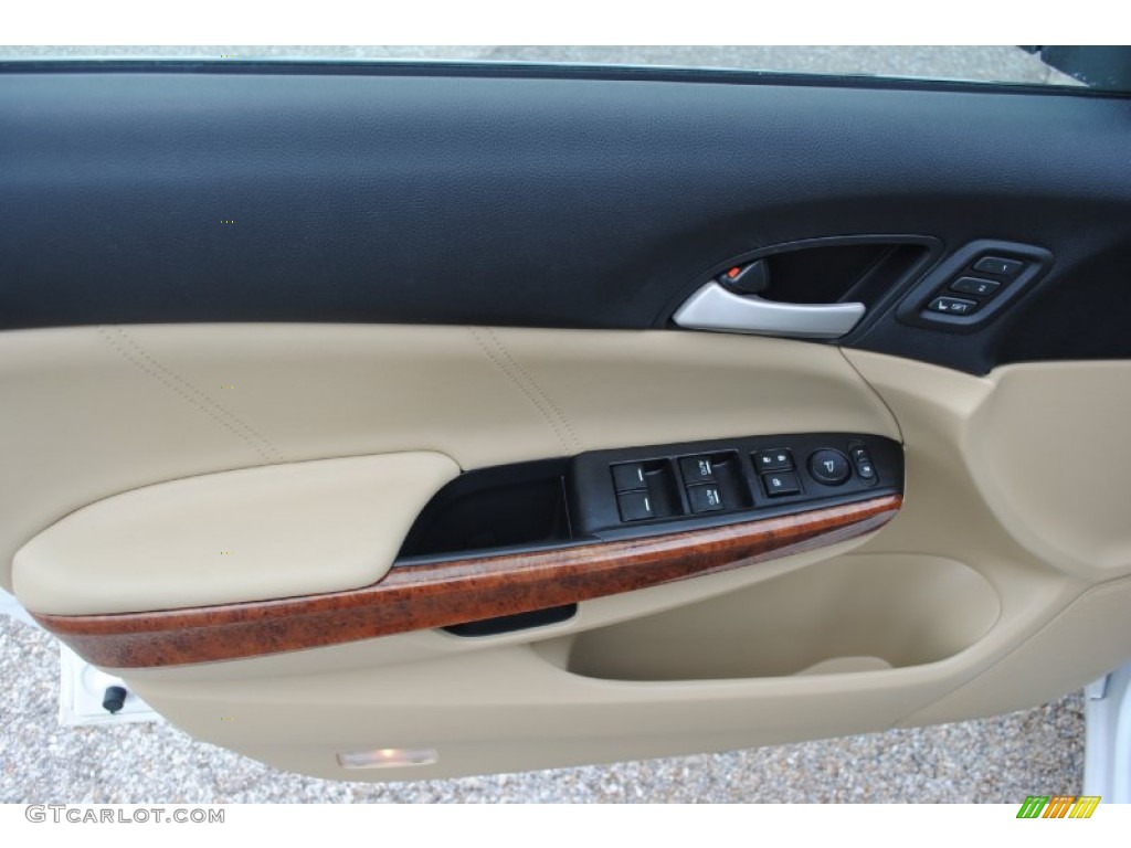 2012 Accord EX-L V6 Sedan - White Orchid Pearl / Ivory photo #9