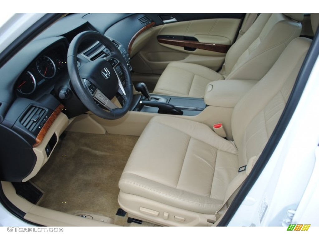2012 Accord EX-L V6 Sedan - White Orchid Pearl / Ivory photo #11