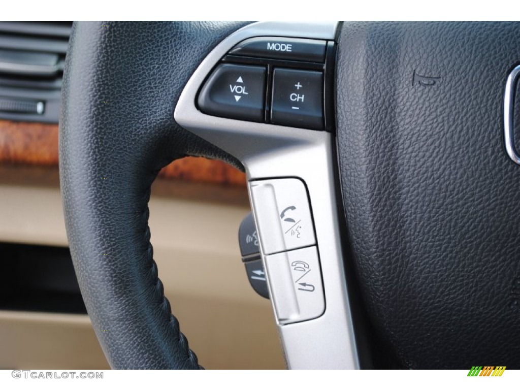 2012 Accord EX-L V6 Sedan - White Orchid Pearl / Ivory photo #14