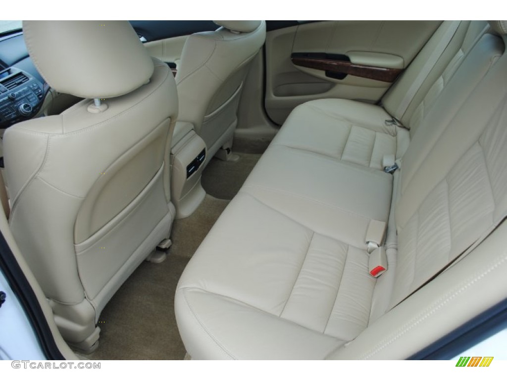 2012 Accord EX-L V6 Sedan - White Orchid Pearl / Ivory photo #25