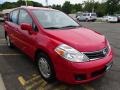 2010 Red Alert Nissan Versa 1.8 S Hatchback  photo #3