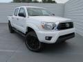 Super White 2015 Toyota Tacoma TSS PreRunner Double Cab