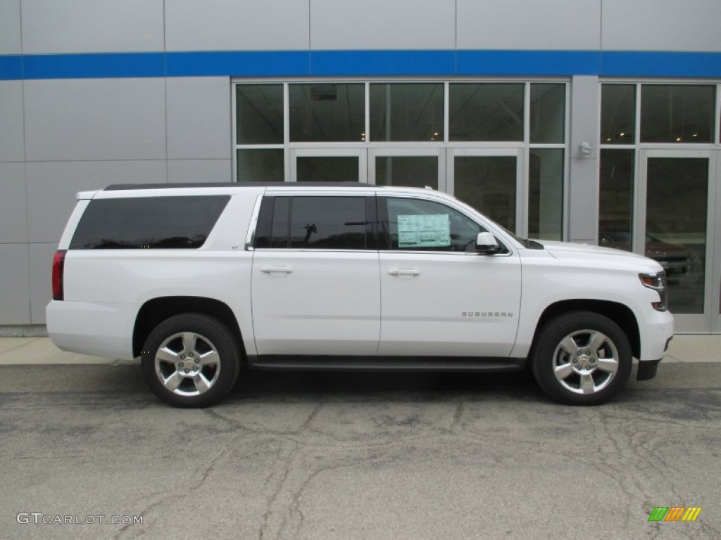 Summit White 2016 Chevrolet Suburban LT 4WD Exterior Photo #106158078