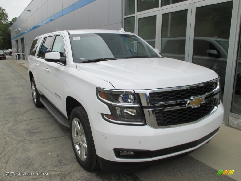 Summit White 2016 Chevrolet Suburban LT 4WD Exterior Photo #106158130
