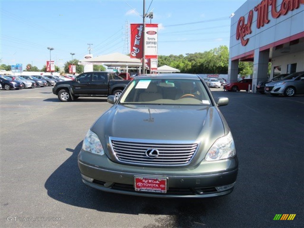 2006 LS 430 - Cypress Green Pearl / Ecru photo #3