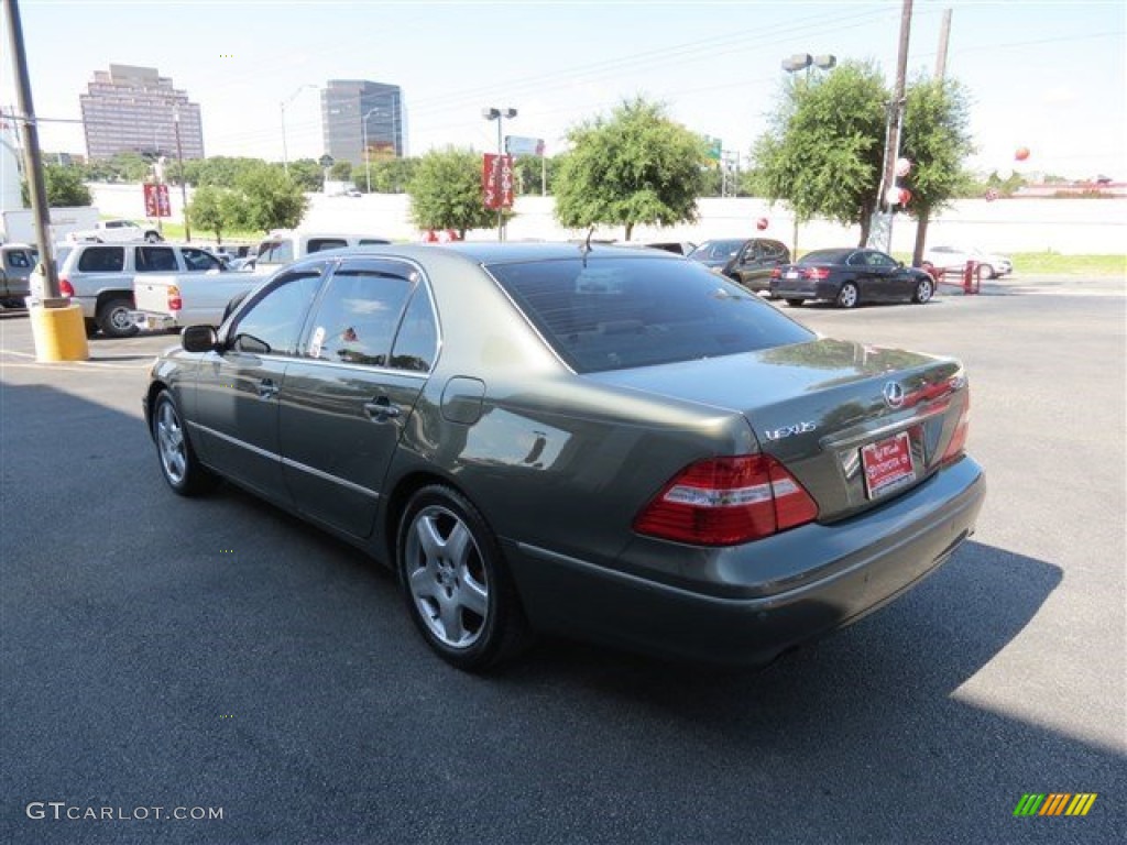 2006 LS 430 - Cypress Green Pearl / Ecru photo #6