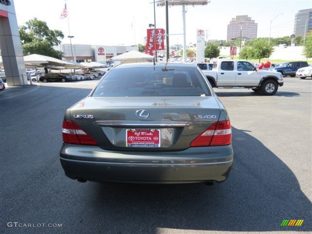 2006 LS 430 - Cypress Green Pearl / Ecru photo #7