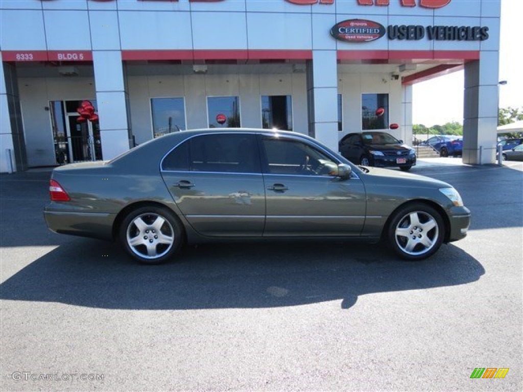 2006 LS 430 - Cypress Green Pearl / Ecru photo #9