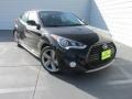 2015 Ultra Black Hyundai Veloster Turbo  photo #2