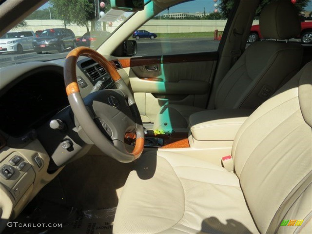 2006 LS 430 - Cypress Green Pearl / Ecru photo #13