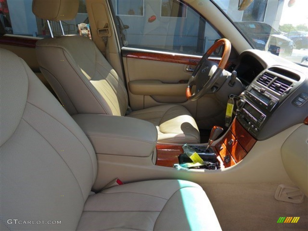 2006 LS 430 - Cypress Green Pearl / Ecru photo #17