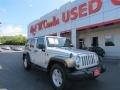 2010 Bright Silver Metallic Jeep Wrangler Unlimited Sport  photo #4