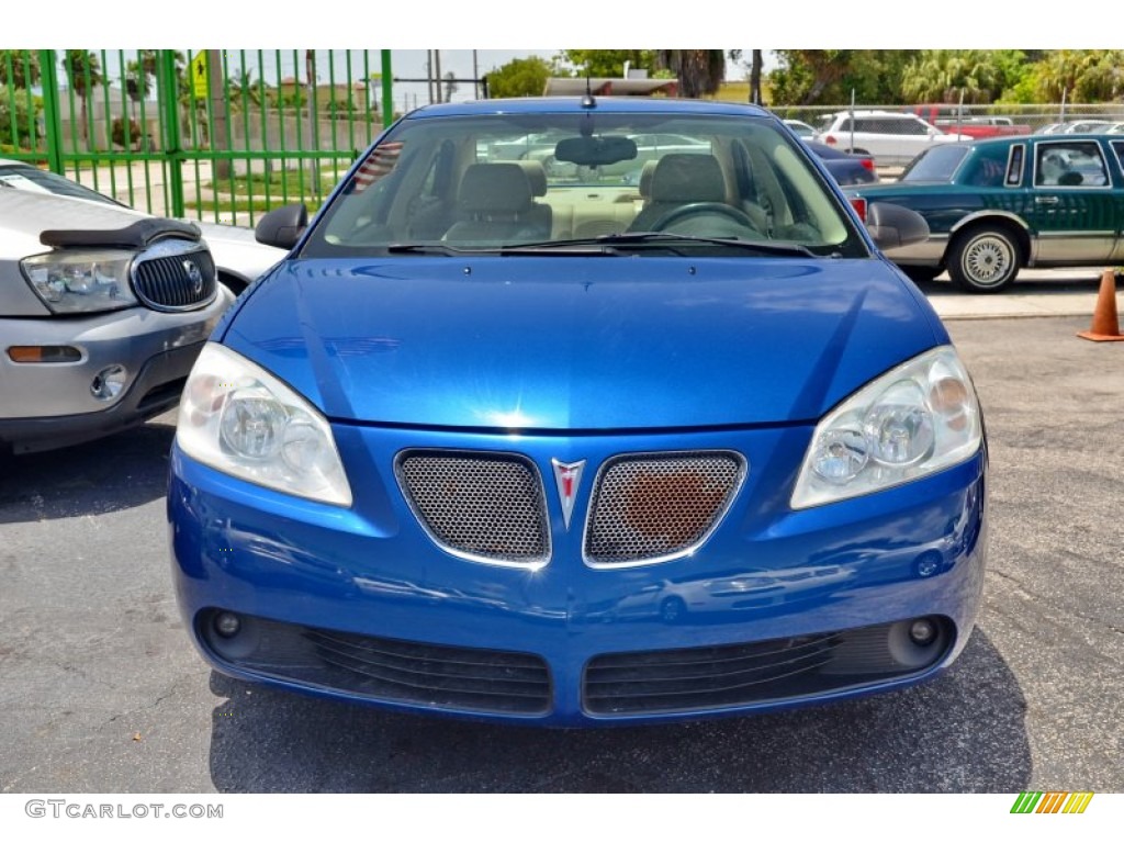 2005 G6 GT Sedan - Electric Blue Metallic / Light Taupe photo #2