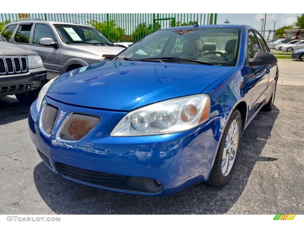 2005 G6 GT Sedan - Electric Blue Metallic / Light Taupe photo #3