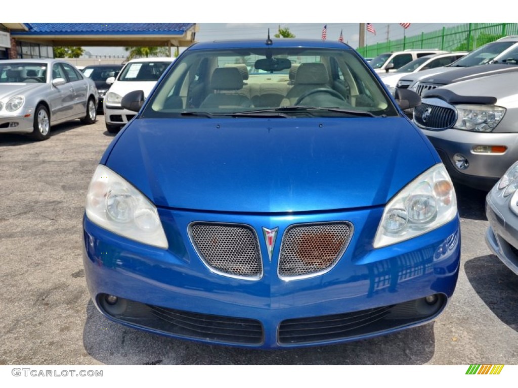 2005 G6 GT Sedan - Electric Blue Metallic / Light Taupe photo #27