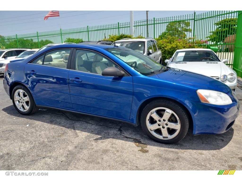 2005 G6 GT Sedan - Electric Blue Metallic / Light Taupe photo #30