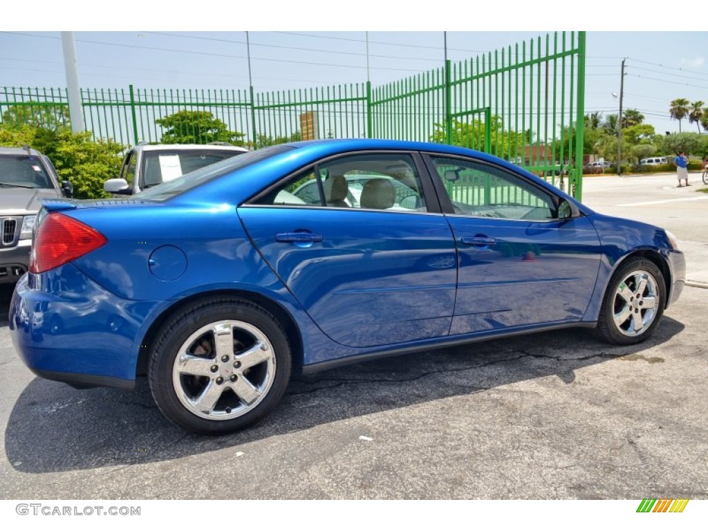 2005 G6 GT Sedan - Electric Blue Metallic / Light Taupe photo #31