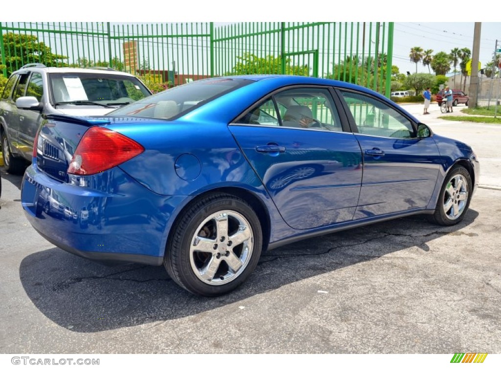 2005 G6 GT Sedan - Electric Blue Metallic / Light Taupe photo #32