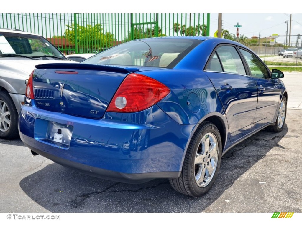 2005 G6 GT Sedan - Electric Blue Metallic / Light Taupe photo #33
