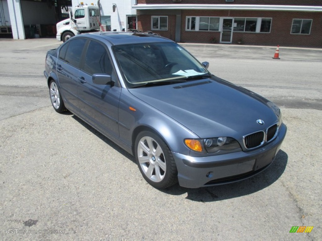 2003 3 Series 325i Sedan - Steel Blue Metallic / Sand photo #1