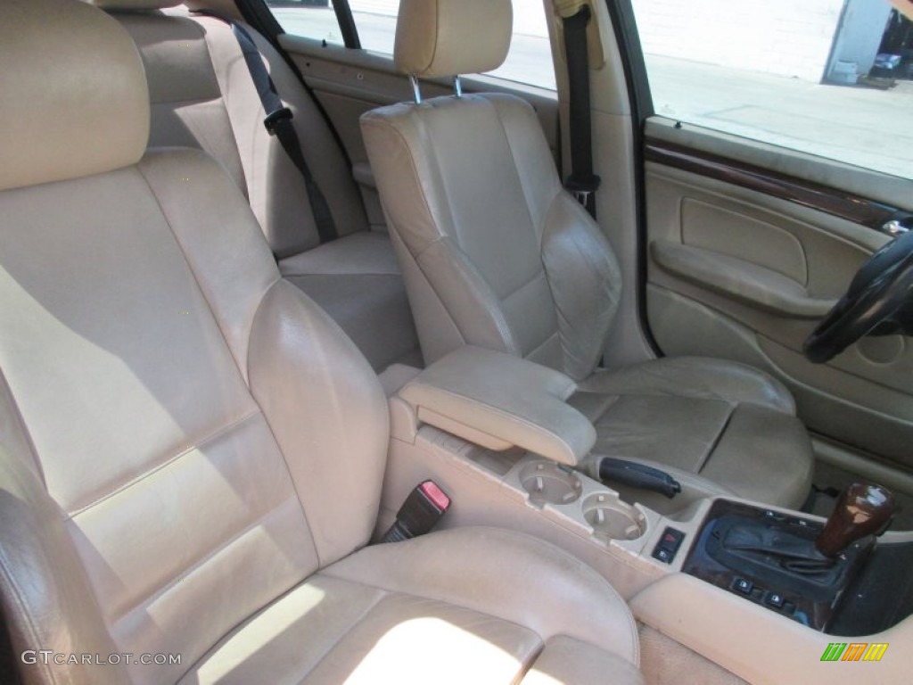 2003 3 Series 325i Sedan - Steel Blue Metallic / Sand photo #6
