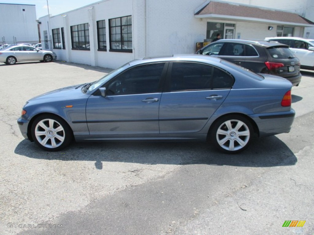 2003 3 Series 325i Sedan - Steel Blue Metallic / Sand photo #7