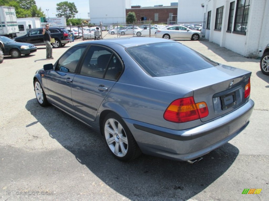 2003 3 Series 325i Sedan - Steel Blue Metallic / Sand photo #11