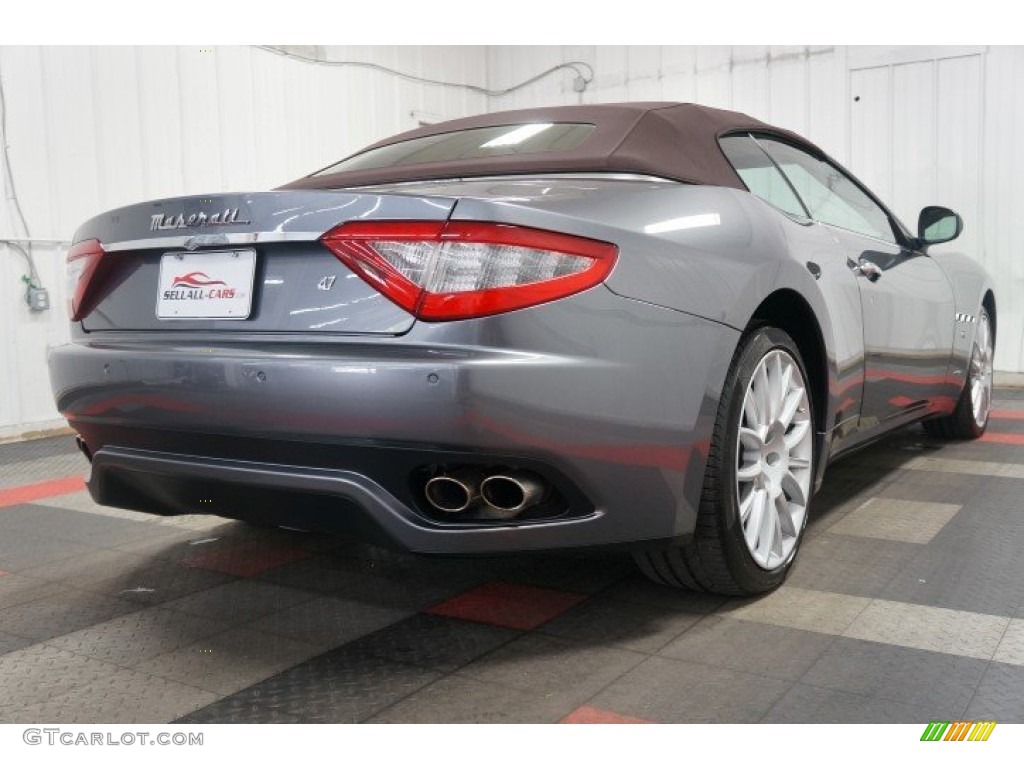 2011 GranTurismo Convertible GranCabrio - Grigio Granito (Dark Grey) / Cuoio photo #8