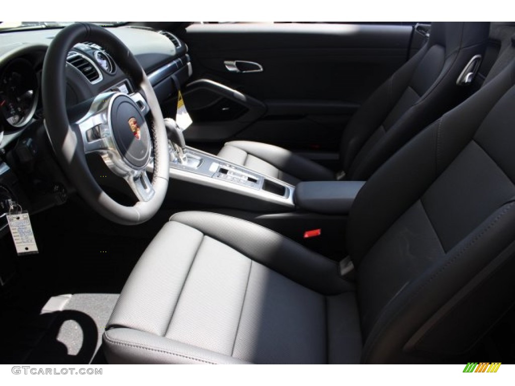 Black Interior 2016 Porsche Boxster Black Edition Photo #106164292