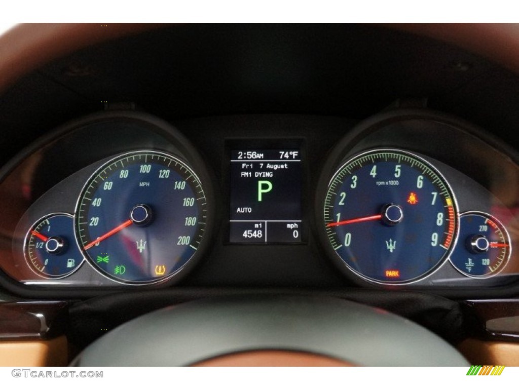 2011 GranTurismo Convertible GranCabrio - Grigio Granito (Dark Grey) / Cuoio photo #36