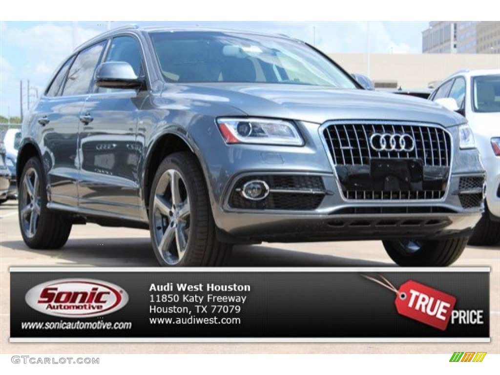 2016 Q5 3.0 TFSI Premium Plus quattro - Monsoon Gray Metallic / Black photo #1