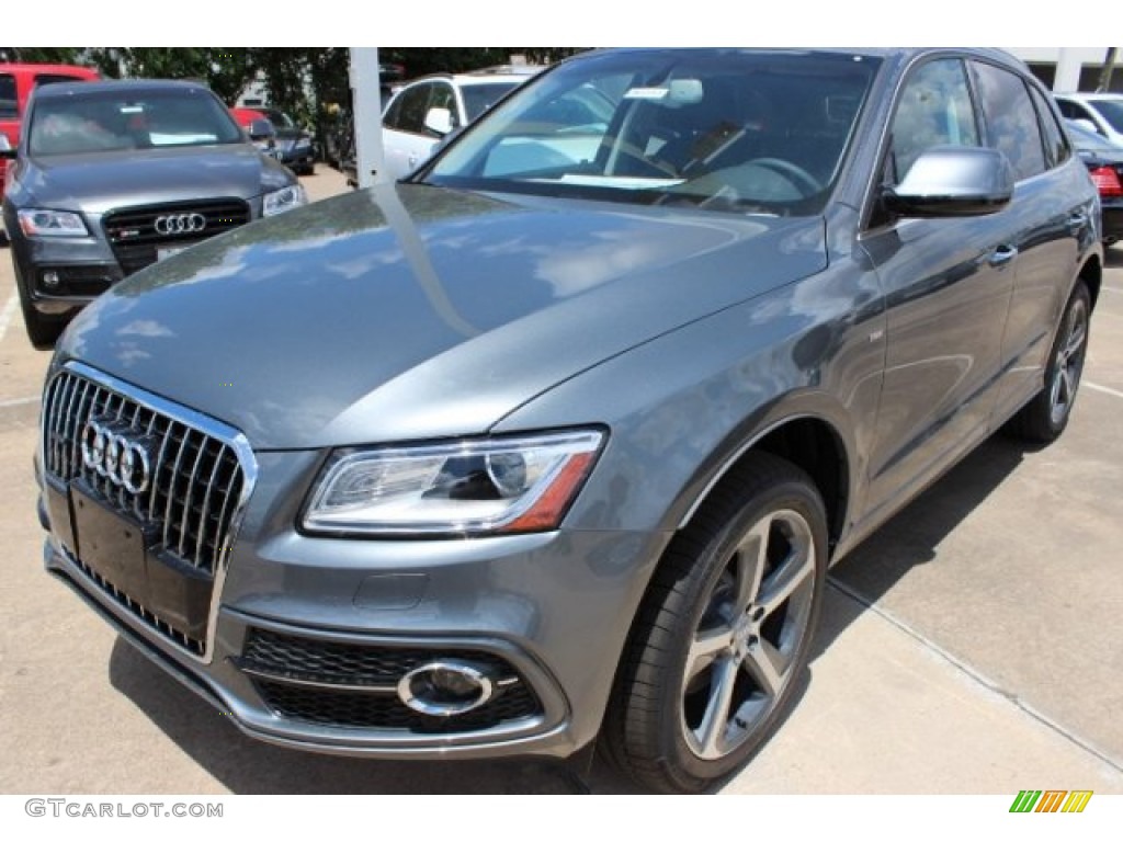 2016 Q5 3.0 TFSI Premium Plus quattro - Monsoon Gray Metallic / Black photo #3