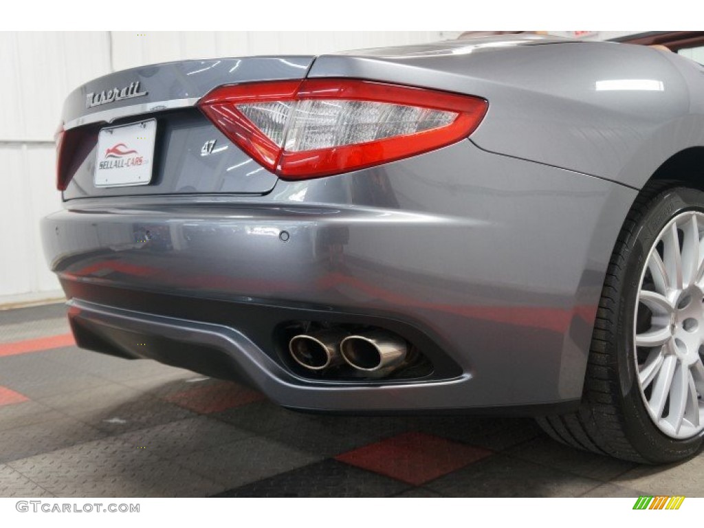 2011 GranTurismo Convertible GranCabrio - Grigio Granito (Dark Grey) / Cuoio photo #63