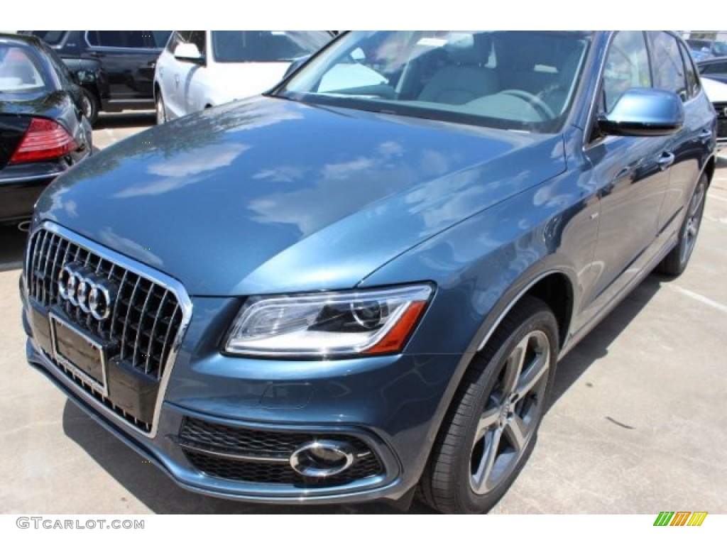 Utopia Blue Metallic 2016 Audi Q5 3.0 TFSI Premium Plus quattro Exterior Photo #106165651