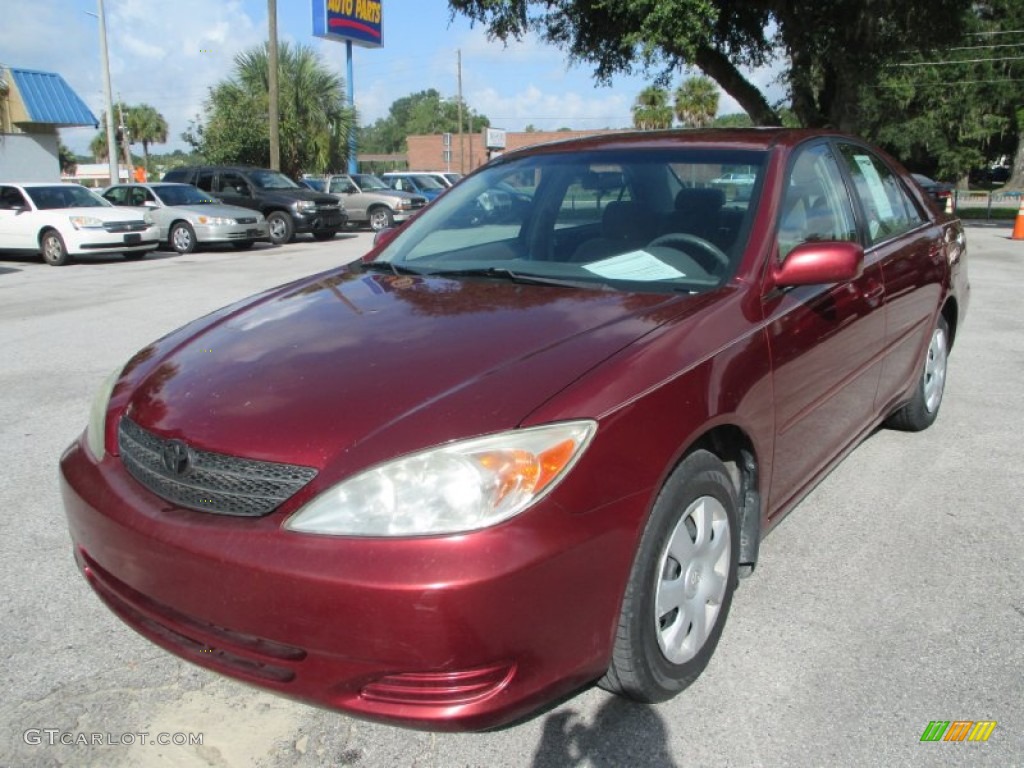 Salsa Red Pearl 2002 Toyota Camry XLE Exterior Photo #106167265
