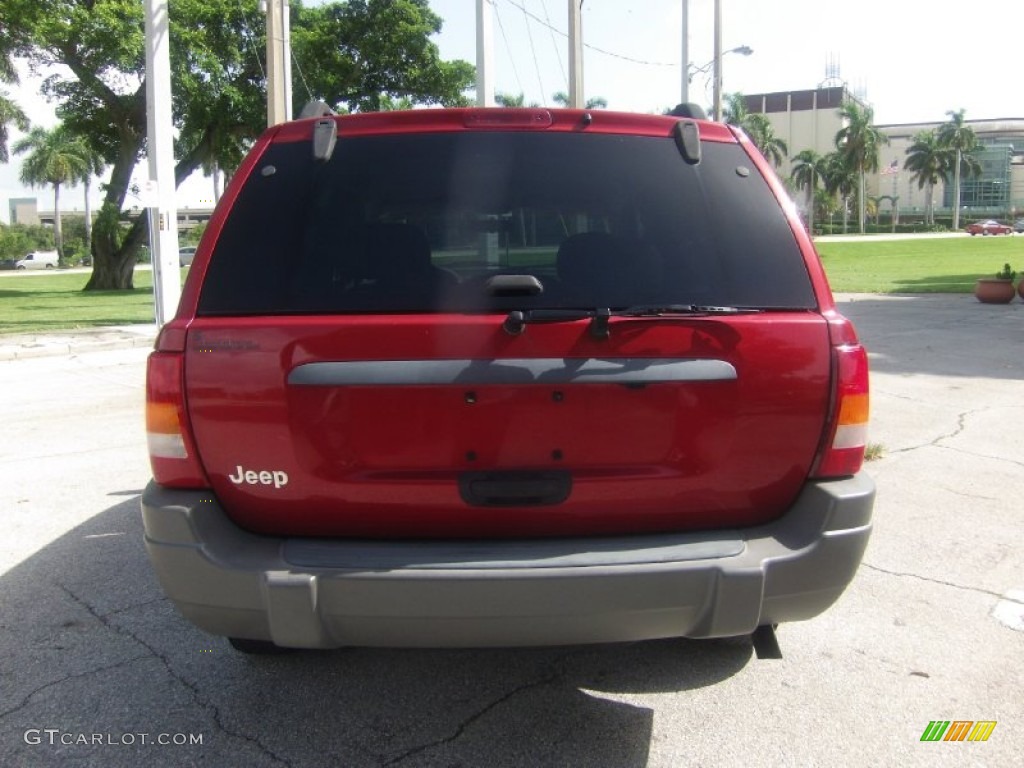 2002 Grand Cherokee Laredo - Inferno Red Tinted Pearlcoat / Dark Slate Gray photo #4