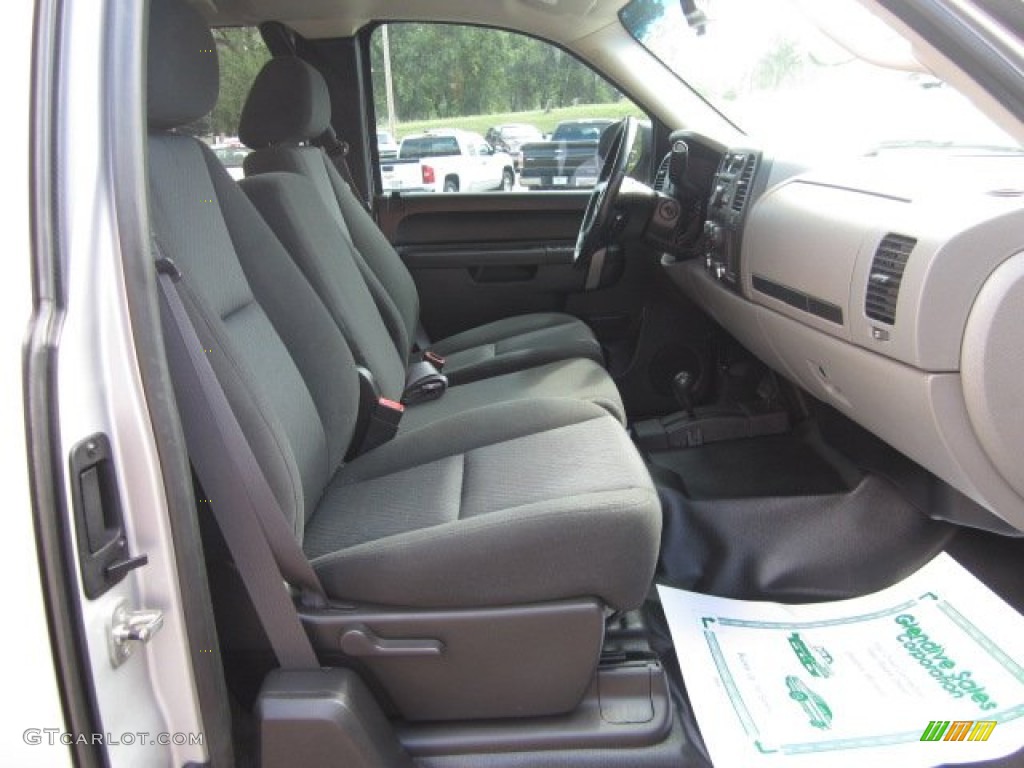 2011 Silverado 1500 LS Extended Cab 4x4 - Sheer Silver Metallic / Dark Titanium photo #18