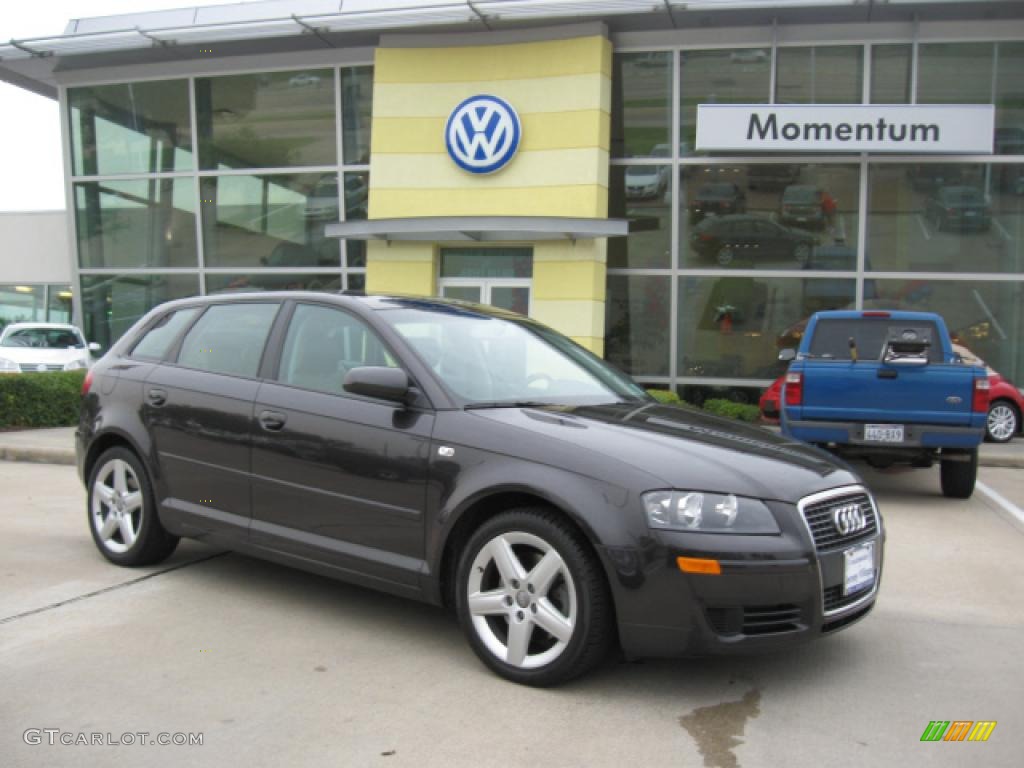 2006 A3 2.0T - Brilliant Black / Light Grey photo #1