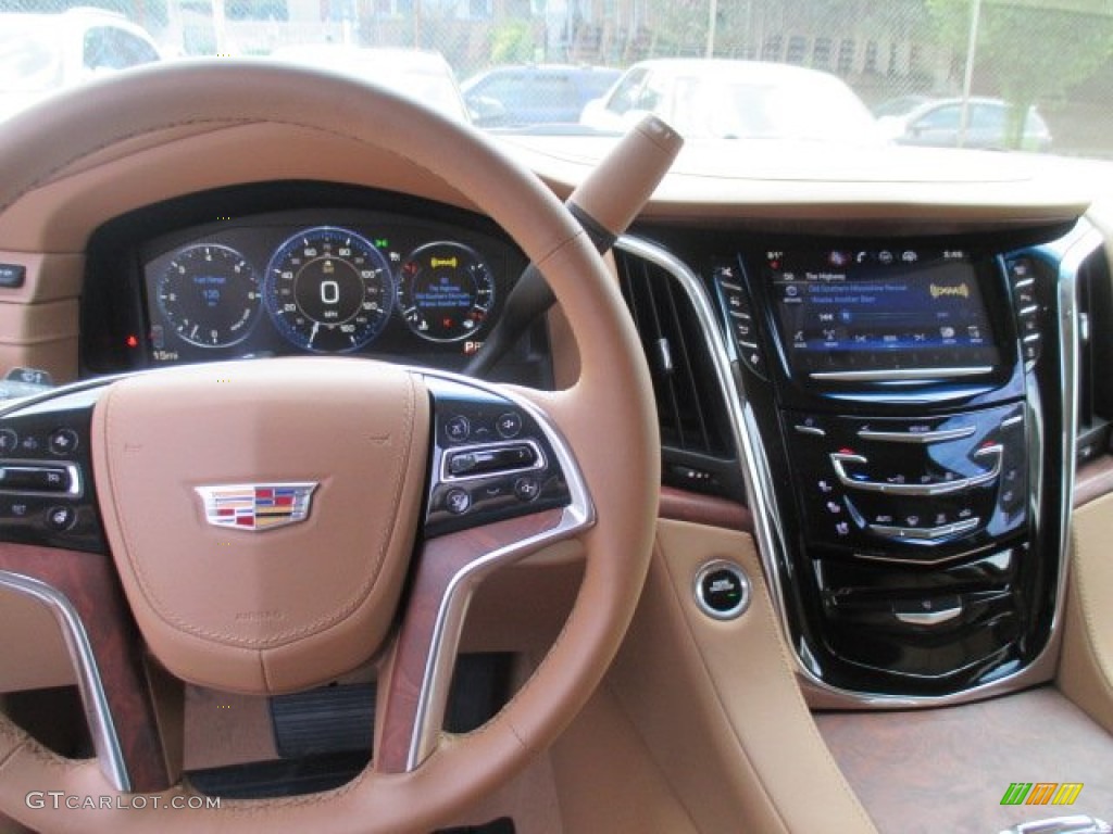 2015 Cadillac Escalade ESV Platinum 4WD Tuscan Brown Dashboard Photo #106168837