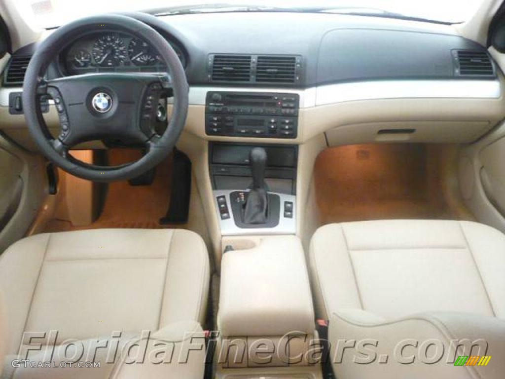 2003 3 Series 325i Sedan - Jet Black / Beige photo #15